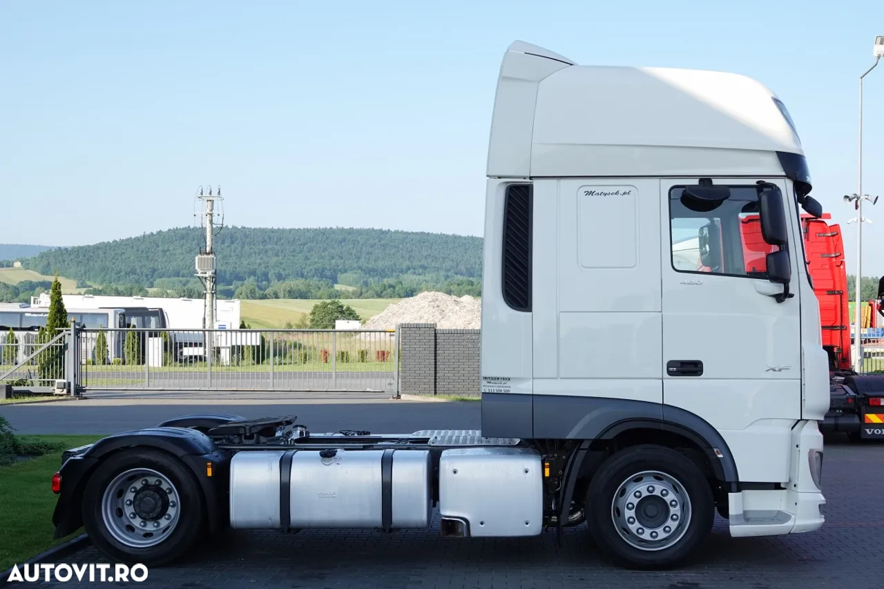 DAF XF 480 / PLATĂ JOSĂ / MEGA / I-PARK COOL / TV / 2021 / SSC / DUPĂ CONTRACT DE SERVICE GOLD - 8