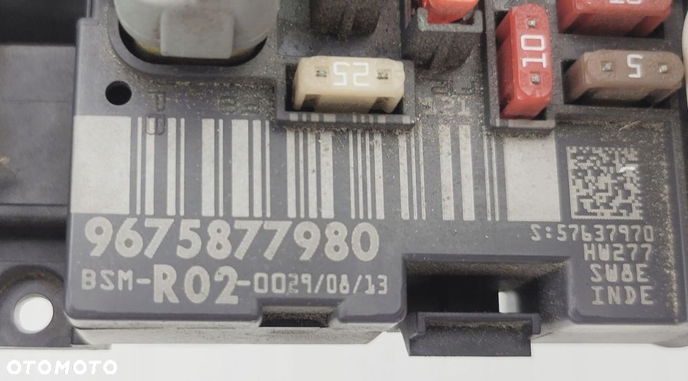 CITROEN C5 III X7 PEUGEOT 9675877980 MODUŁ STEROWNIK BSM  WTYCZKI - 3