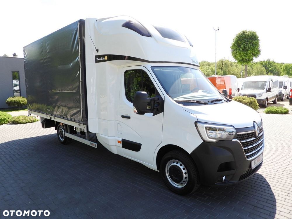 Renault MASTER PLANDEKA 10 PALET WEBASTO TEMPOMAT LEDY PNEUMATYKA KLIMATYZACJA  165KM - 5
