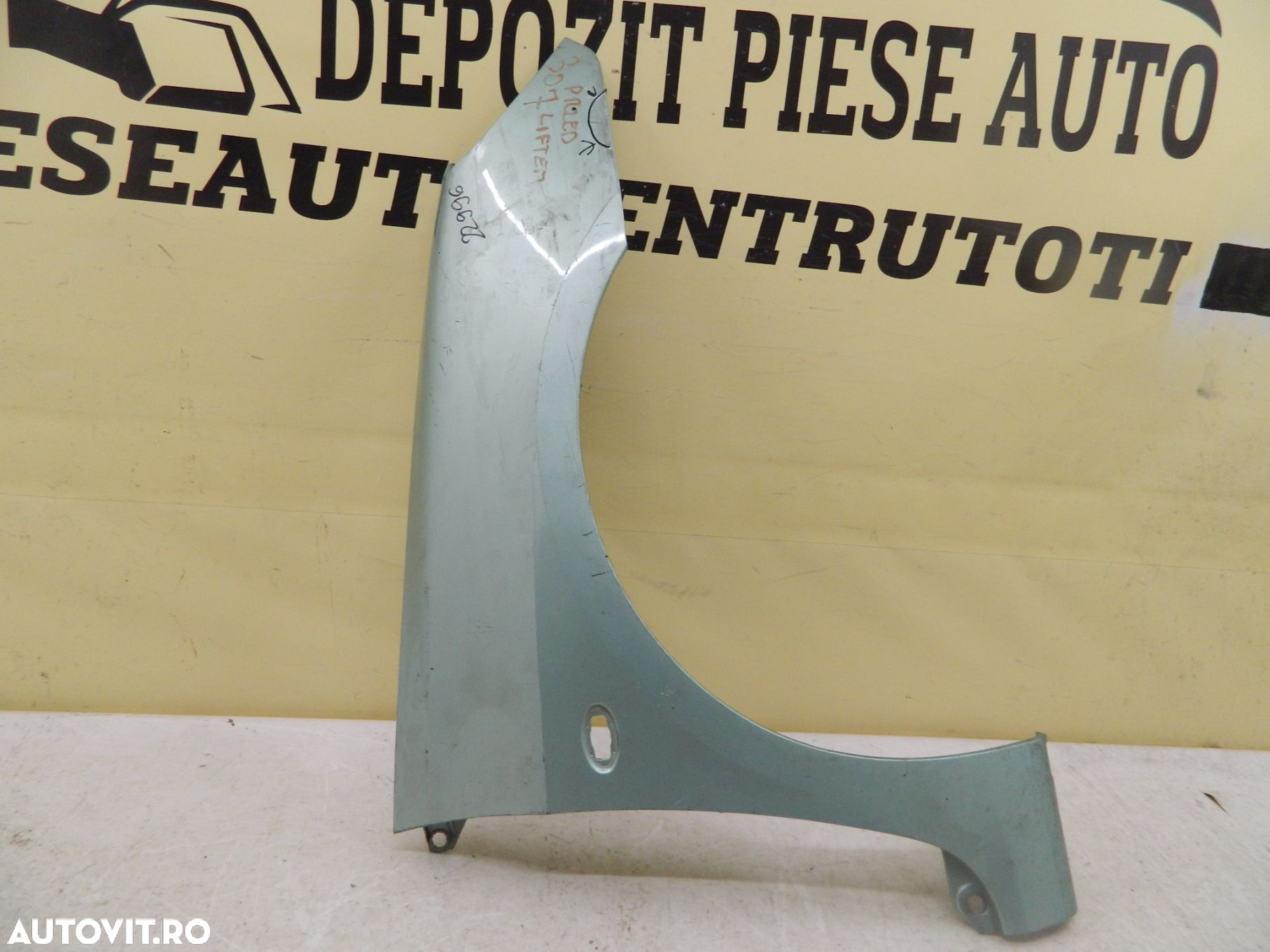 Aripa dreapta fata Peugeot 307 facelift, 2005, 2006, 2007, 2008. - 3