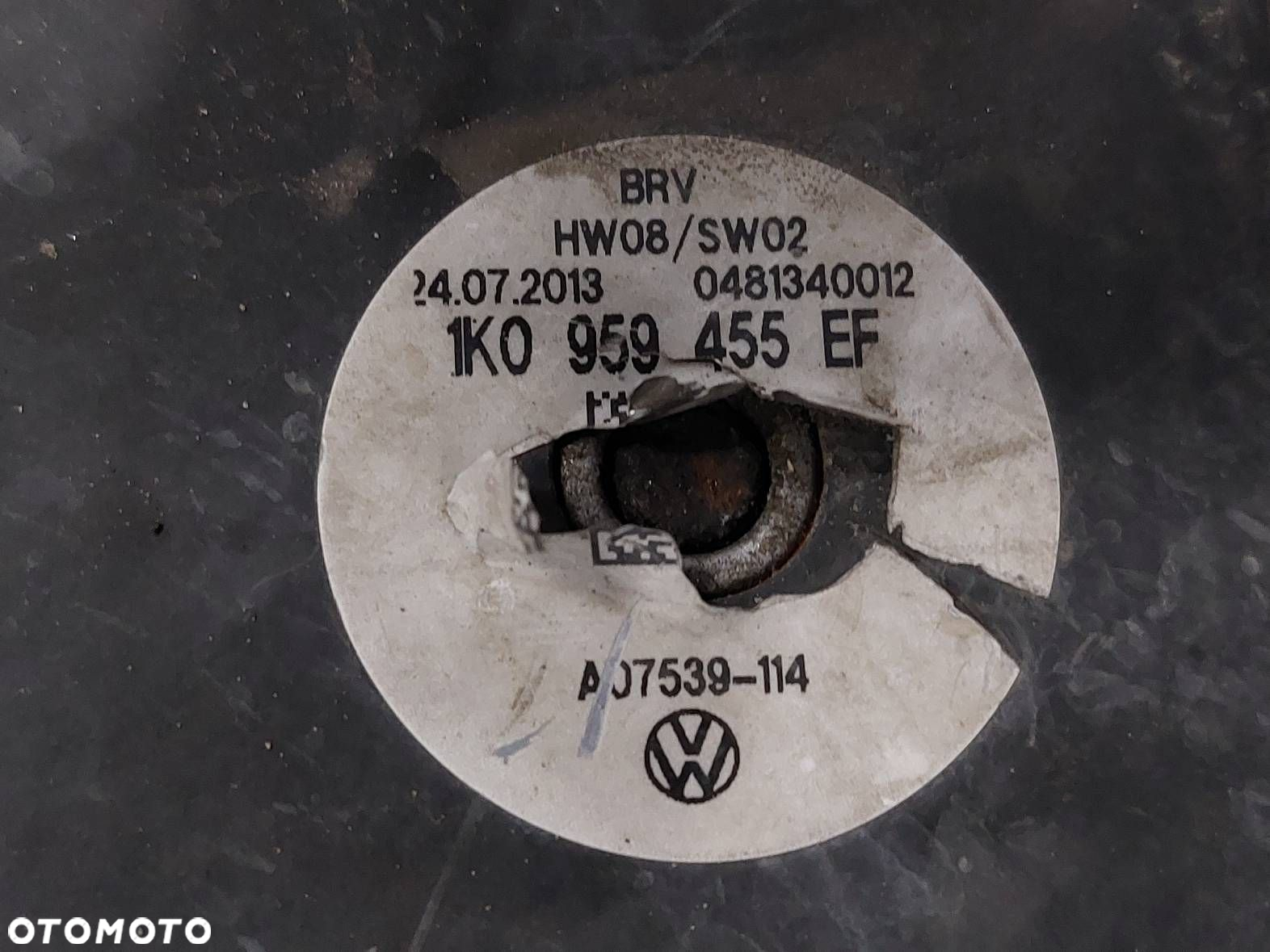 PAS PRZEDNI WZMOCNIENIE CZOŁOWE CHŁODNICE ALTEA XL 1.6 8V 1K0959455EF - 4