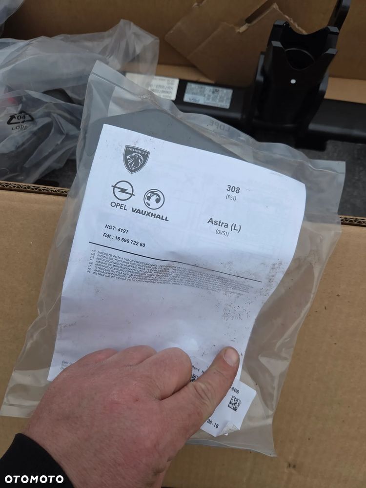 Hak holowniczy Opel Astra L OV51 Peugeot 308 III P51 1669672280 9834882780 - 7