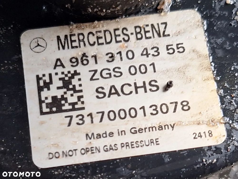 MERCEDES ACTROS MP4  Poduszka zawieszenia kabiny przod A9613104355 - 2