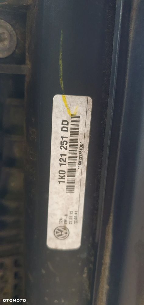Pas przedni kompletny chłodnice wentylatory belka VW Caddy III Lift 1.6 TDI - 8