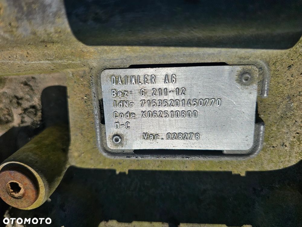 KOMPLETNA SKRZYNIA BIEGÓW MERCEDES ACTROS MP4 G211-12 RETARDER - 7