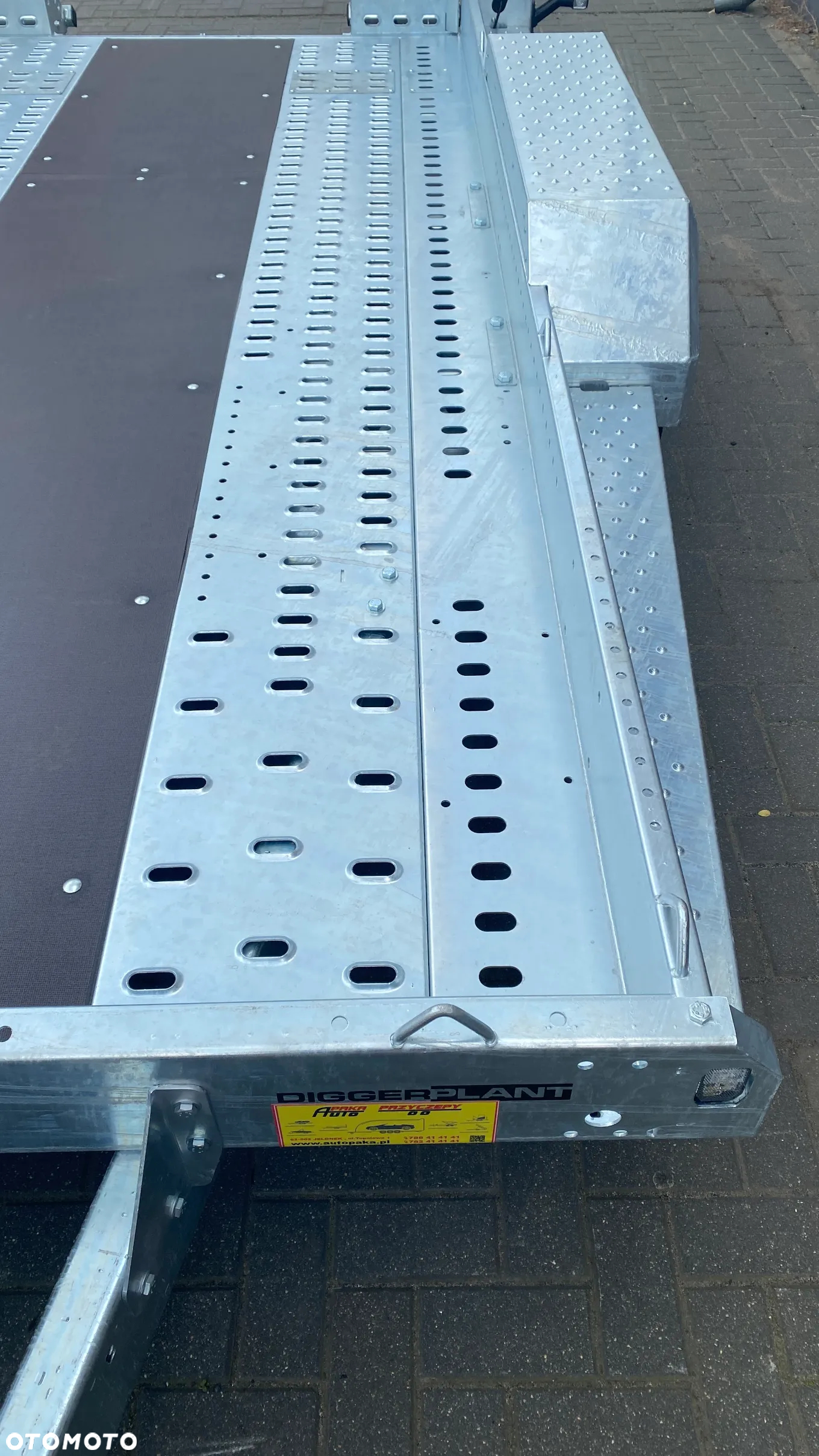 Brian James Trailers Digger Plant 2, 370X170 CM, DMC 3500 KG, z najazdami stalowymi 162 CM - 7
