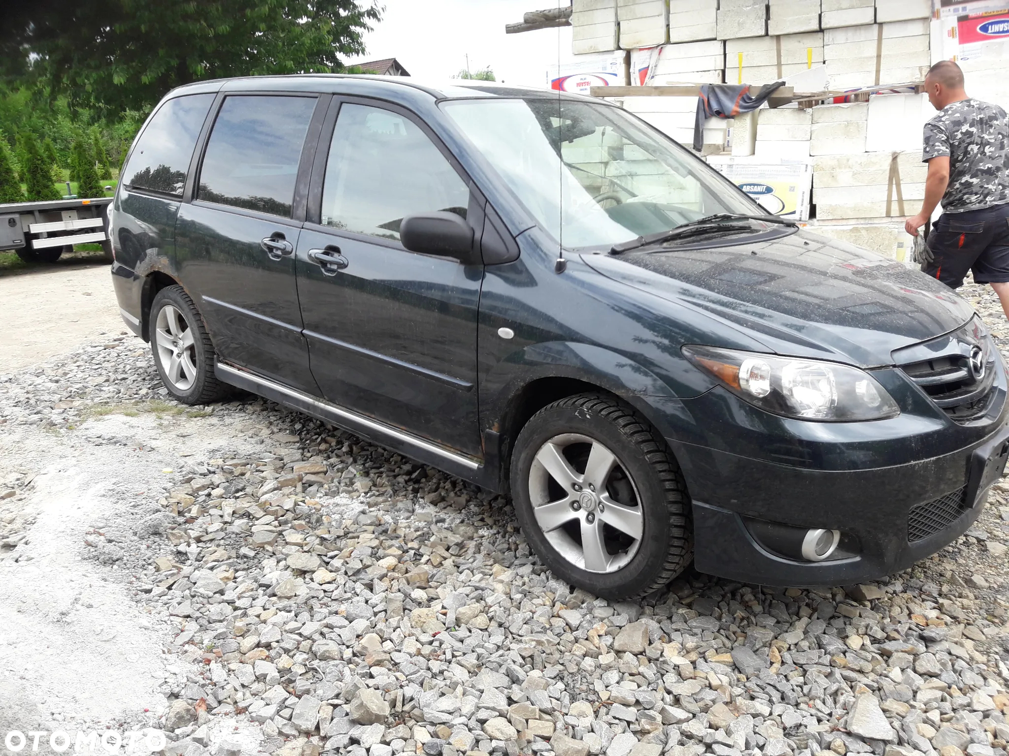 Mazda MPV 99-06 szyba tylna tył w klapie w kolor 18J - 5
