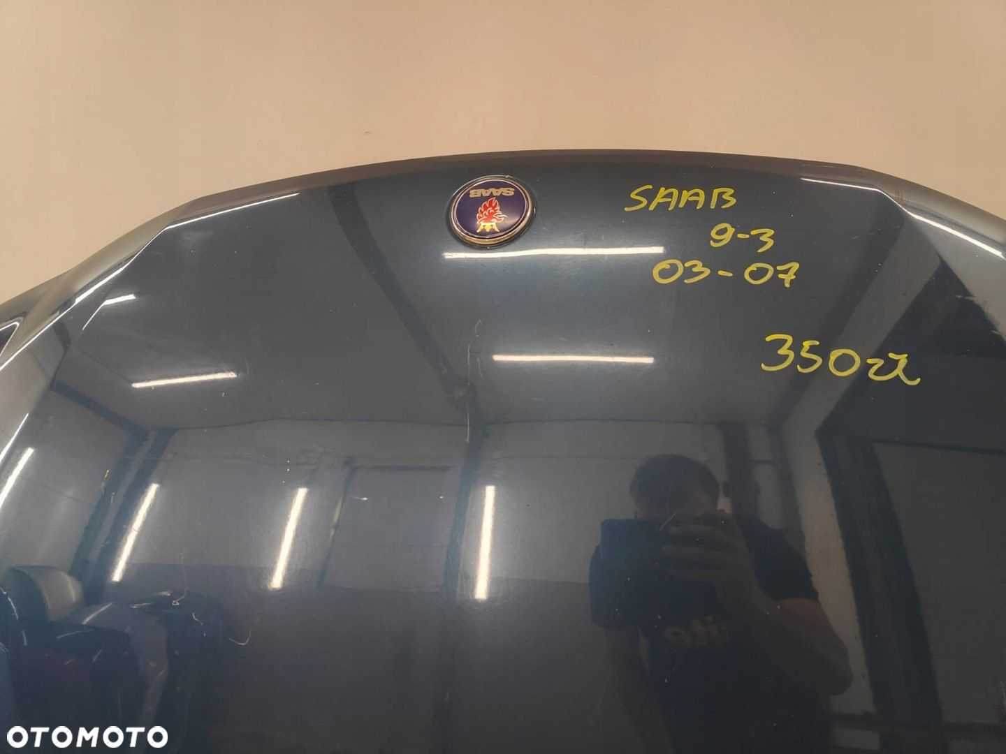 Saab 9-3 03-07 MASKA POKRYWA SILNIKA - 4