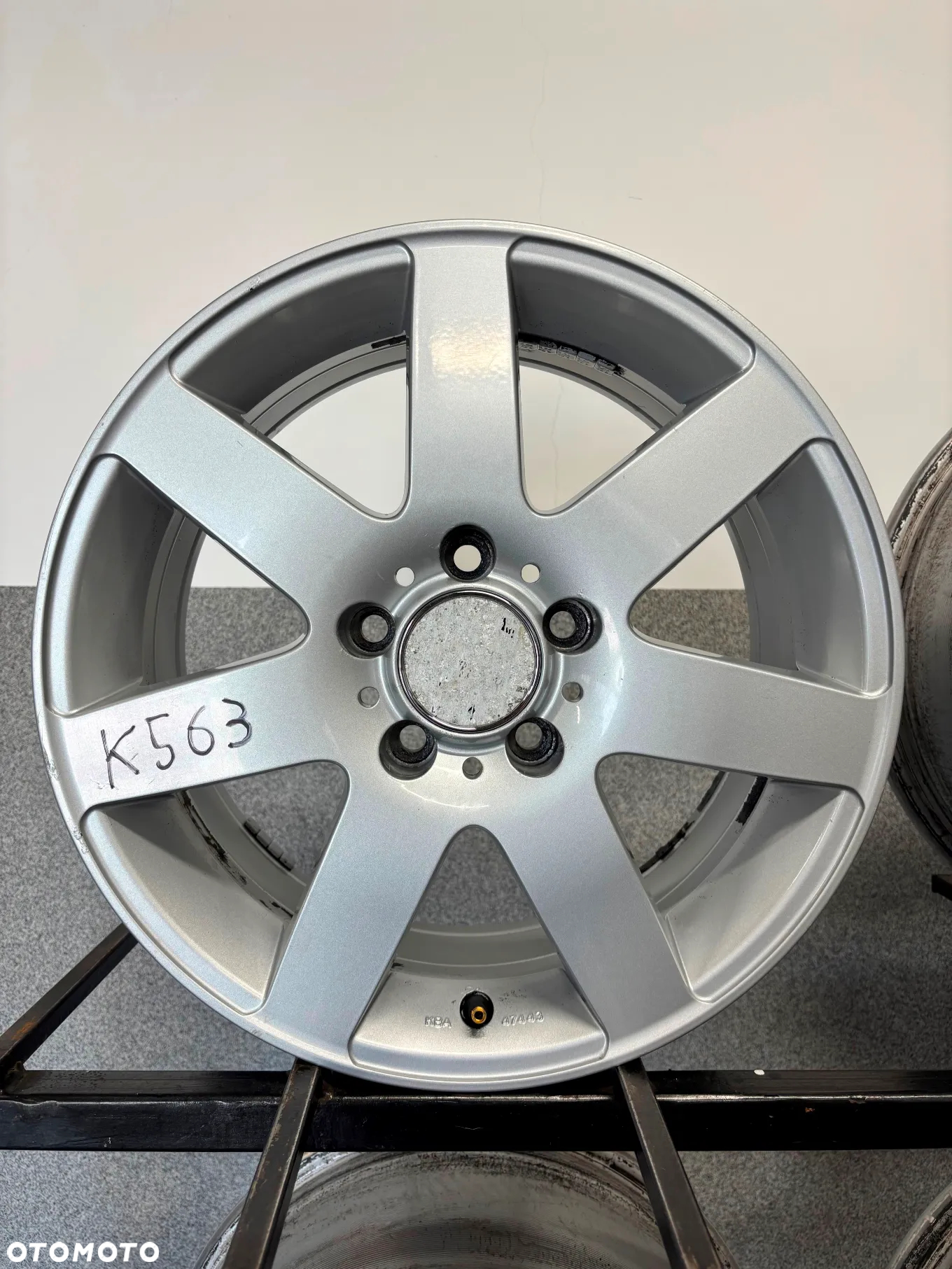 4 FELGI ALU. VW PASSAT,ARTEON,CADDY,SEAT LEON,SKODA OCTAVIA,MERCEDES KLASA C,E,COUPE 16'' 7J ET38 PLATIN - 2