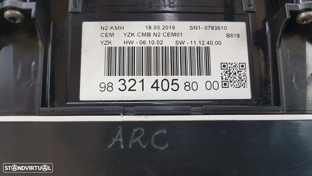 QUADRANTE CITROEN C3 FEEL - 7