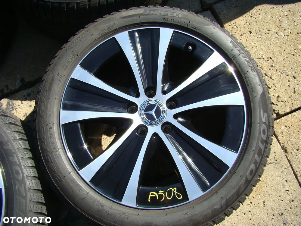 a508 5x112 Mercedes W213 S213 C238 A238 8jx18 245/45 9jx18 275/40 opony zima czujniki - 3