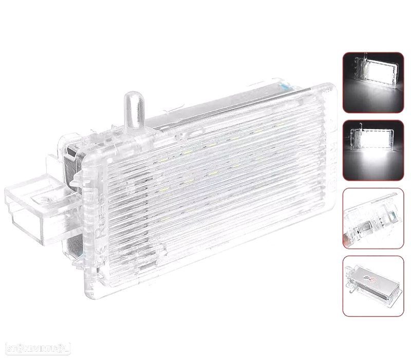 LÂMPADAS LED PARA PORTA-LUVAS PARA BMW E46 E90 X5 E53 E81 E82 E83 X3 E84 X1 E87 E92 MINI COOPER R50 - 1