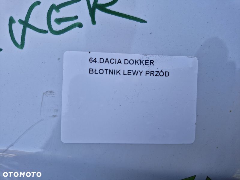 DACIA DOKKER BŁOTNIK LEWY PRZÓD PRZEDNI - 8