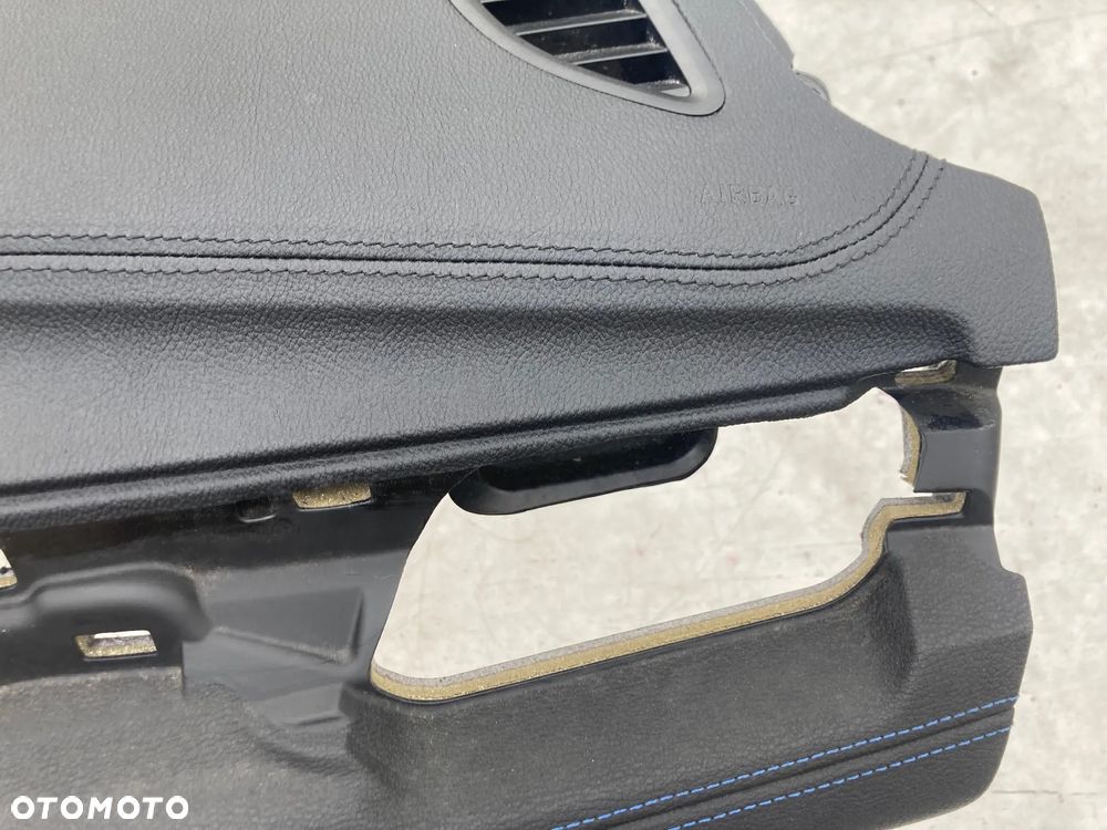 BMW X1 F48 X2 F39 DESKA KONSOLA KOKPIT PULPIT PÓŁKA PARAPET PODUSZKI POWIETRZNE KIEROWCY PASAŻERA AIRBAG PASY PAS SZYTA NIĆ SKÓRA na wymianę od RĘKI Raz2 !!! - 11