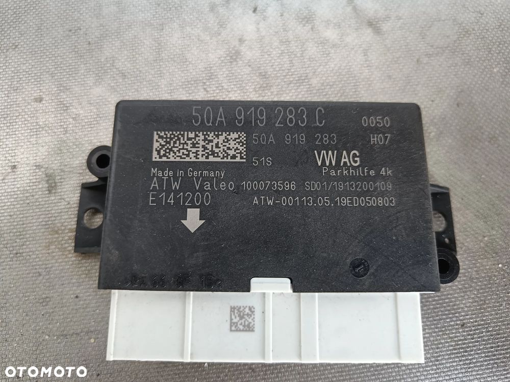 Moduł PDC Skoda Karoq Superb Kodiaq VW Passat Tiguan Arteon Seat Audi sterownik czujników parkowania 5QA919283C - 2