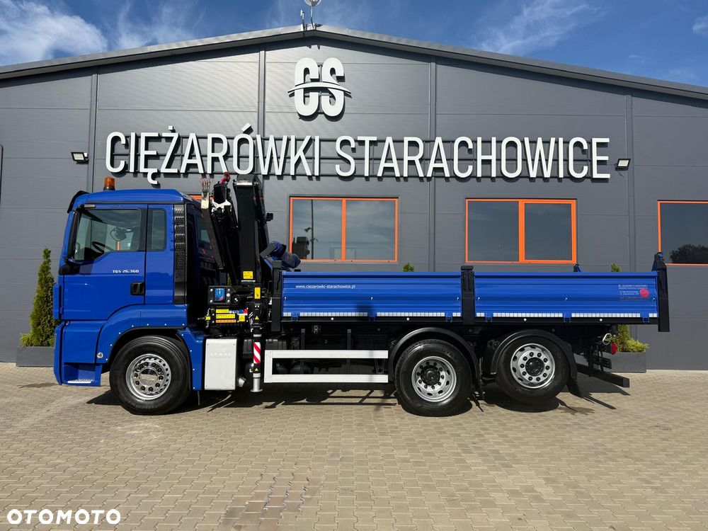 MAN TGM TGS TGX 26.360 // E5 // 6x2 6x4 // WYWROTKA 3-S // HMF 1420 K2 // kipper, krane, crane, żuraw, dźwig, wywrot - 5
