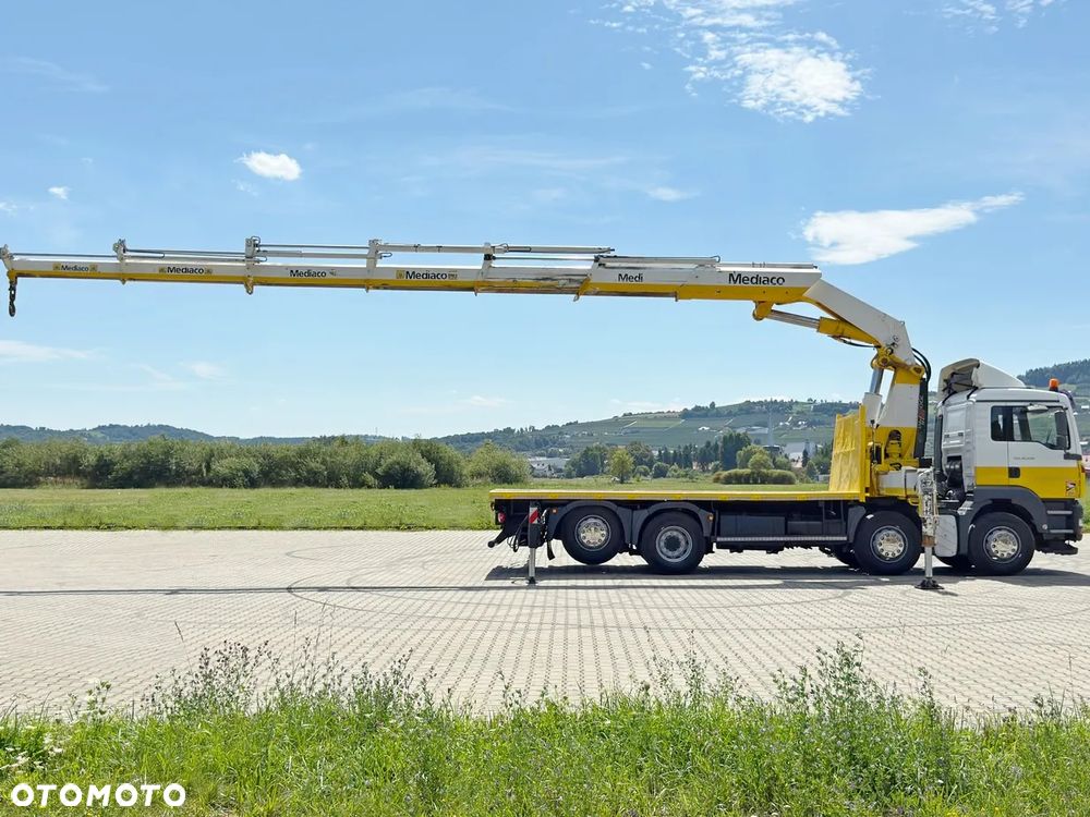 MAN TGA 35.430 * PLATFORMA 6,10 m * HIAB 700 E - 6 + PILOT / STAN BDB - 5