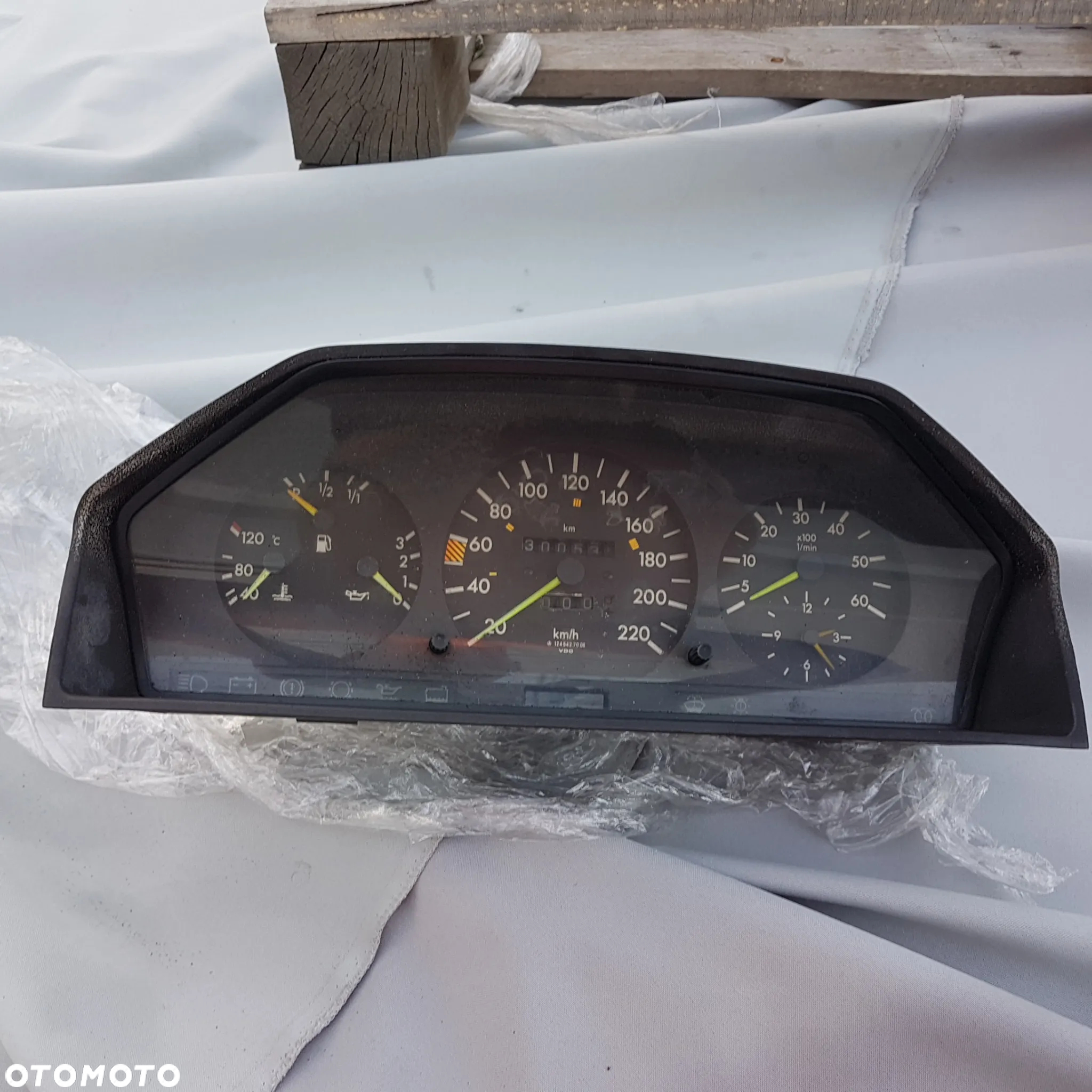 licznik obrotomierz zegary wskażnik paliwa zegarek mercedes benz w124 124 oryginał benzyna 1245427469 diesel 1245427006 - 11