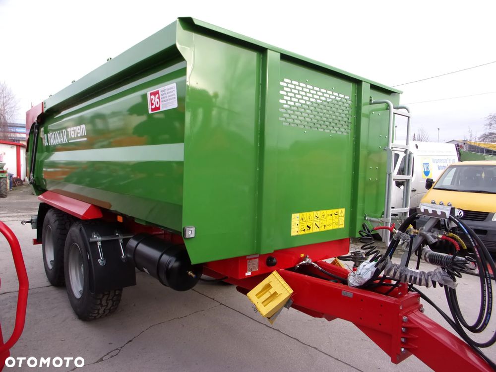 Pronar Przyczepa skorupowa PRONAR T-669 -14.3t; T-700XL -14.7t; T-679M -12t, tandem, nadstawy, plandeka, oś skrętna - 40