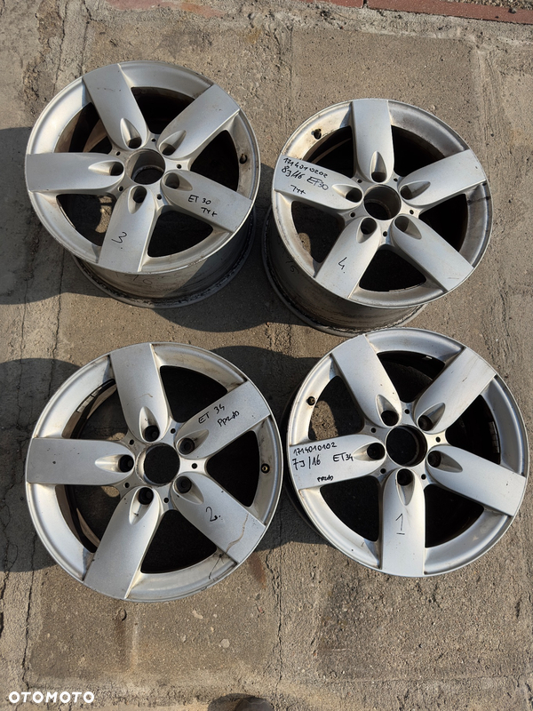 16’ felga felgi  aluminiowe oryginal felga mercedes SLK c CLK ET 30 34