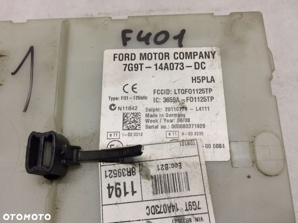 MODUŁ BSI MONDEO MK4, S-MAX MK1 7G9T-14A073-DC - 2