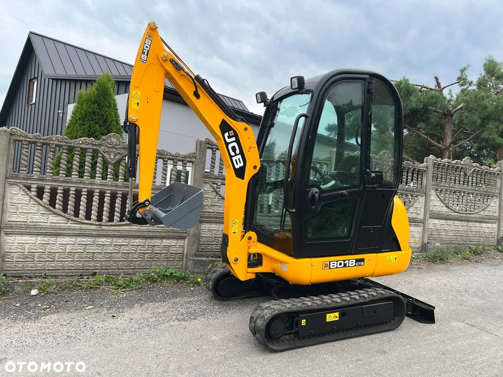 JCB 8018 CTS | Minikoparka JCB 8018 | 2 Tony | Rozsuwane Gąsienice | Stan IDEALNY | Mini Koparka | - 10