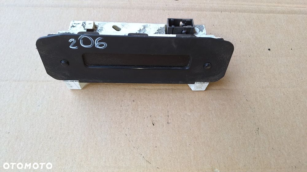 WYSWIETLACZ ZEGAREK PEUGEOT 206 964709777 - 1