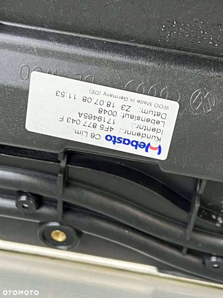 4F5 877 043 Szyberdach kompletny Audi A6 S6 C6 4F - 8