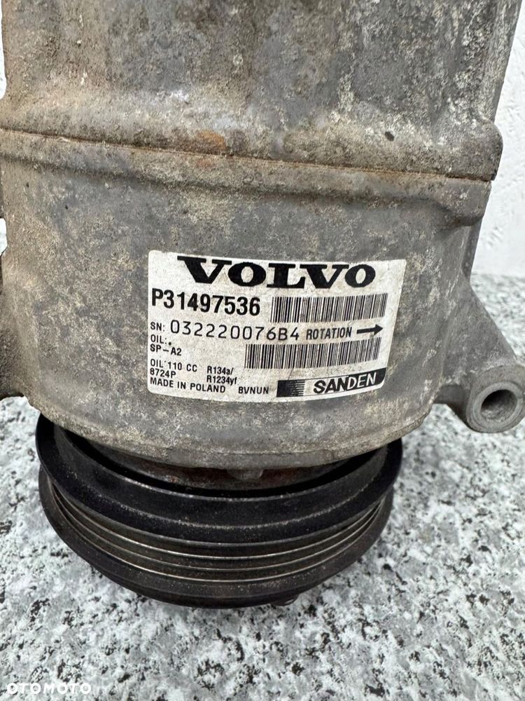 sprężarka kompresor klimatyzacji volvo xc60 i 2009-2017 31497536 2.4 d - 8