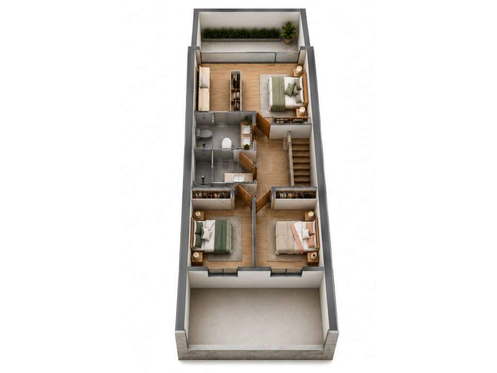 Moradia T3 Duplex em Construção | Meadela | Viana do Castelo - Grande imagem: 4/5