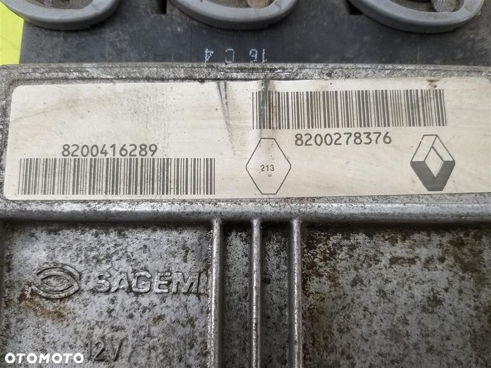 Komputer sterownik silnika Renault Modus 2004-2012 1,4 B 215849018 ORYGINAŁ - 4