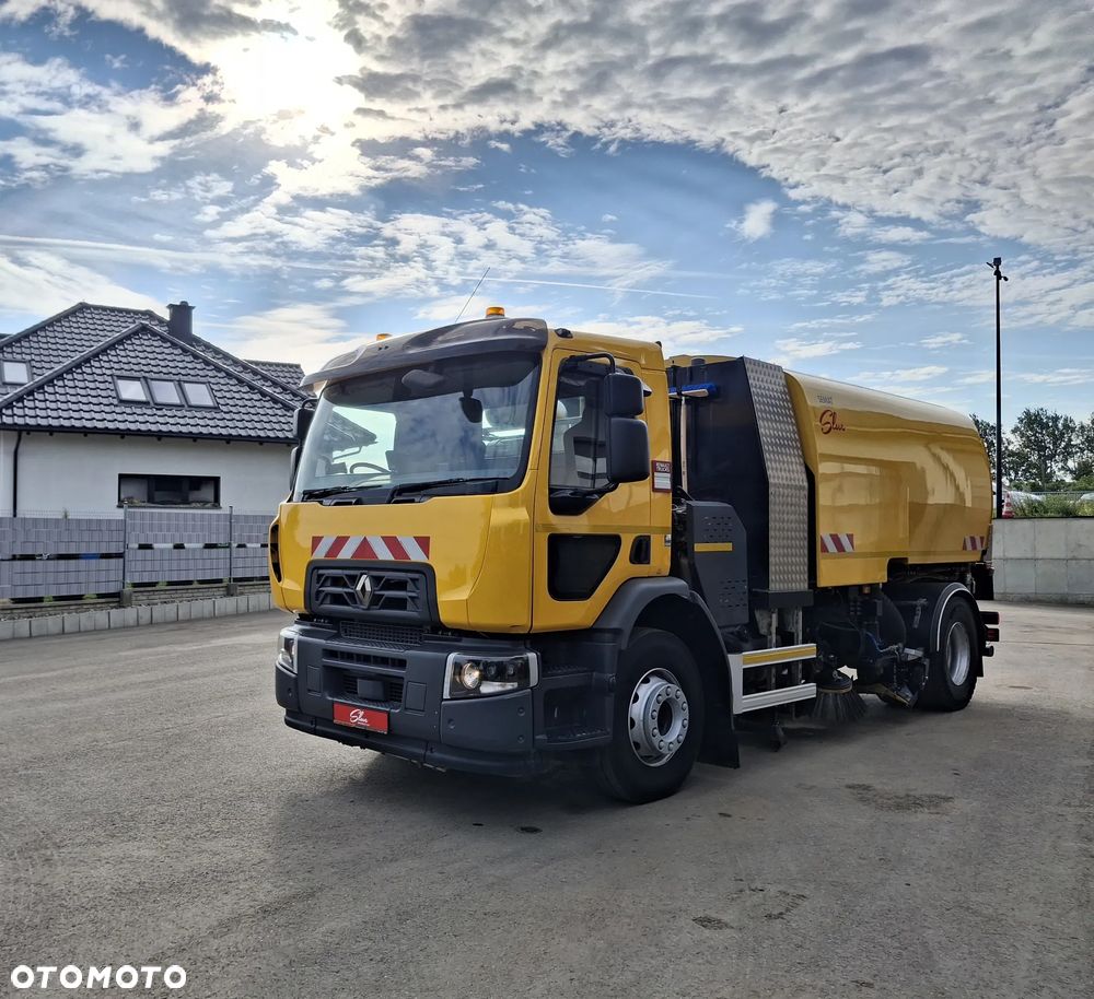 Renault C280 Zamiatarka SEMAT Zoeller FAUN Karcher 2 Silniki Rura Do Liści Listwy Ciśnieniowe Lanca 2 Zbiorniki Wody Szczotki L/R 2018r Euro 6 - 2