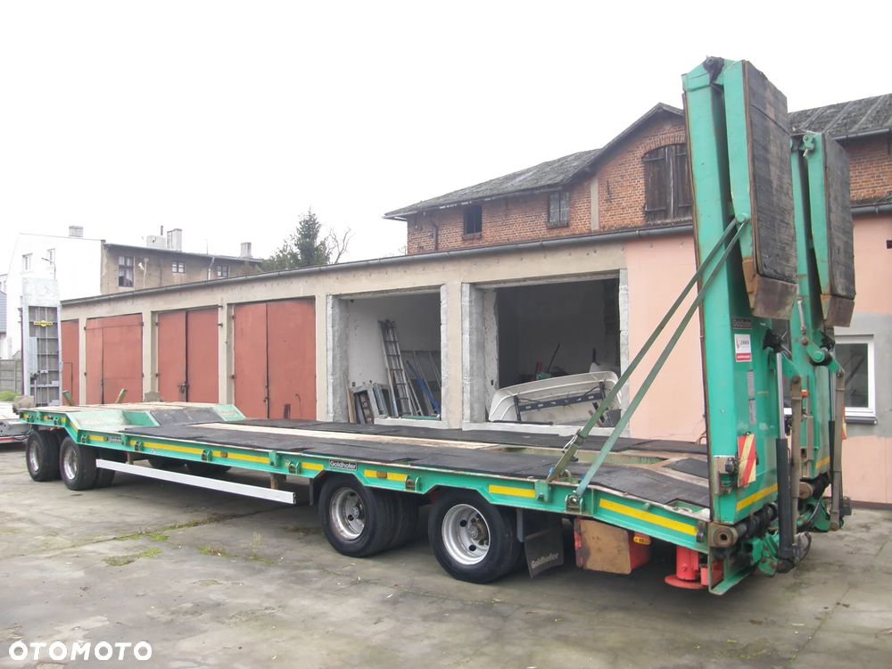 Goldhofer TU4 2010 długa 4 osiowa przyczepa niskopodwoziowa z Niemiec - 2