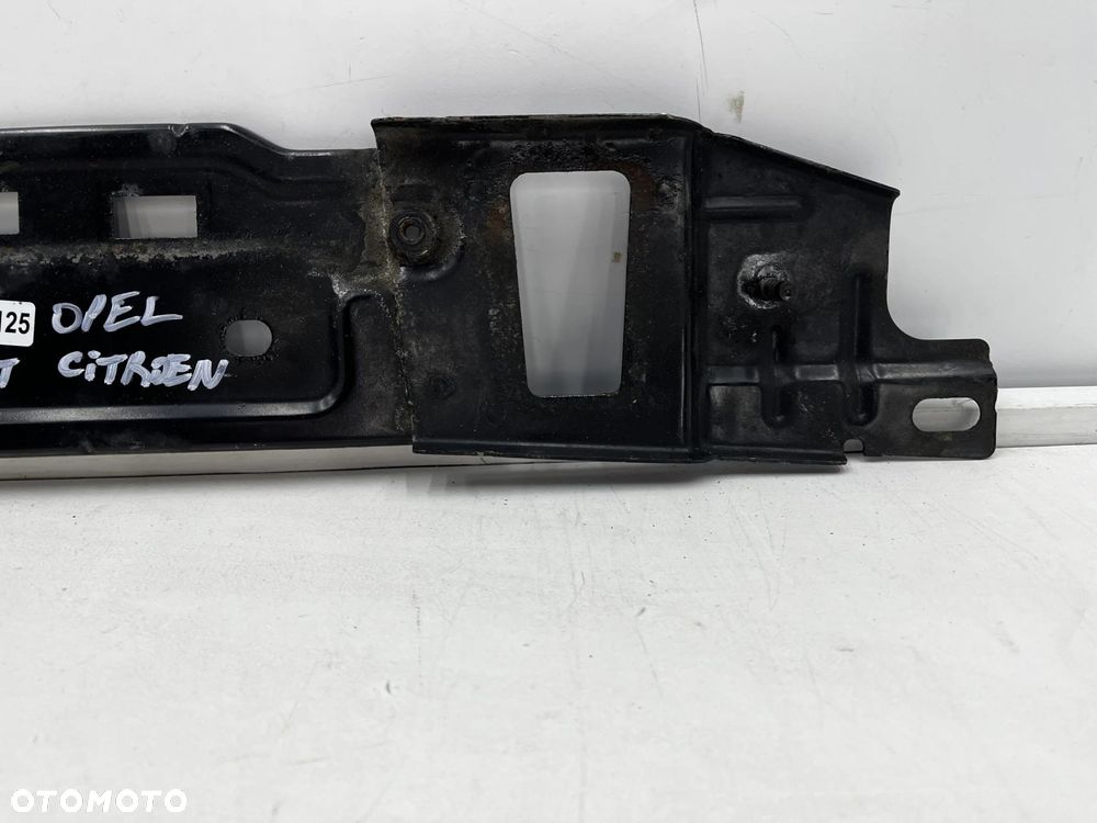 Pas przedni Citroen Peugeot Opel 16r.- dolne wzmocnienie chłodnic poprzeczka belka 9814630380 890763 - 9