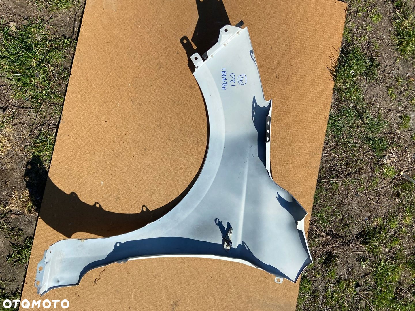 HYUNDAI I20 12-14 BŁOTNIK PRAWY PRZEDNI GT, BEZ RDZY, ORYGINAŁ - 9