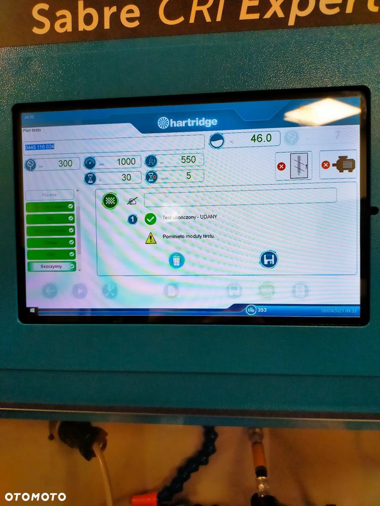 Sabre Expert Hartridge tester wtryskiwaczy z kodowaniem - 6