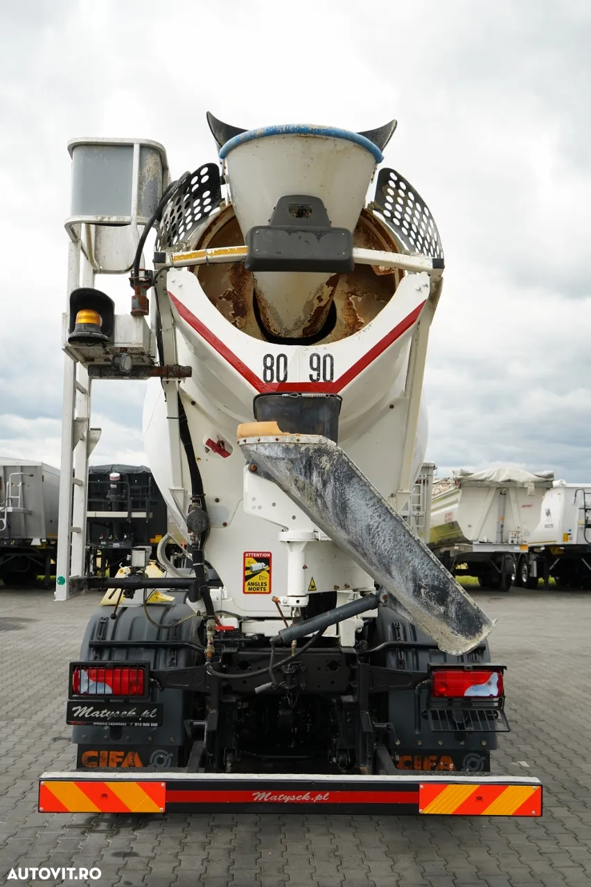 MAN TGS 32.470 / 8X4 / BETONIERĂ / 9 M3 / CIFA / JANTE DIN ALIAJ / EURO 6 / CONTRACT DE SERVICE POST-SERVICE - 11