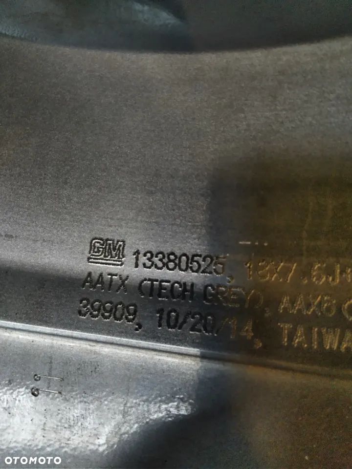 Felga opel 7,5Jx18 4x100 13380525 - 7