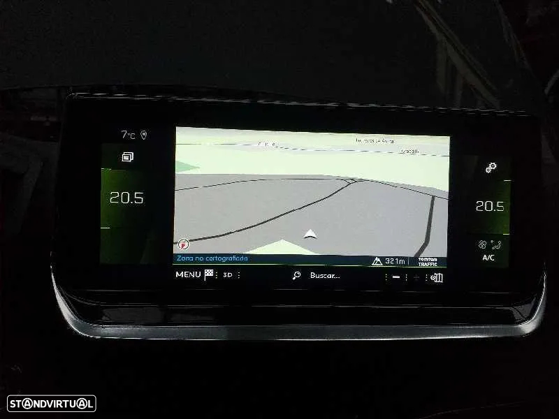 DISPLAY DE INFORMAÇÕES PEUGEOT 208 II (UB_, UP_, UW_, UJ_) 1.5 BLUEHDI 100 9824619980-00 - 2