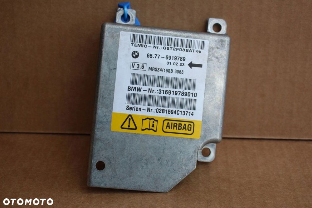 Moduł sensor poduszek AIRBAG BMW 5 e39 6919789 V 3.6 (2142) - 3