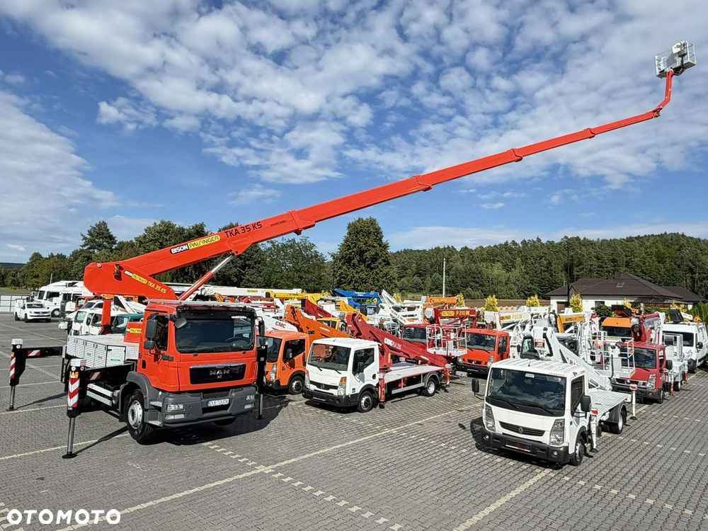 MAN TGM 18.340 Zwyżka BISON Palfinger 35 KS Podnośnik Koszowy - 6