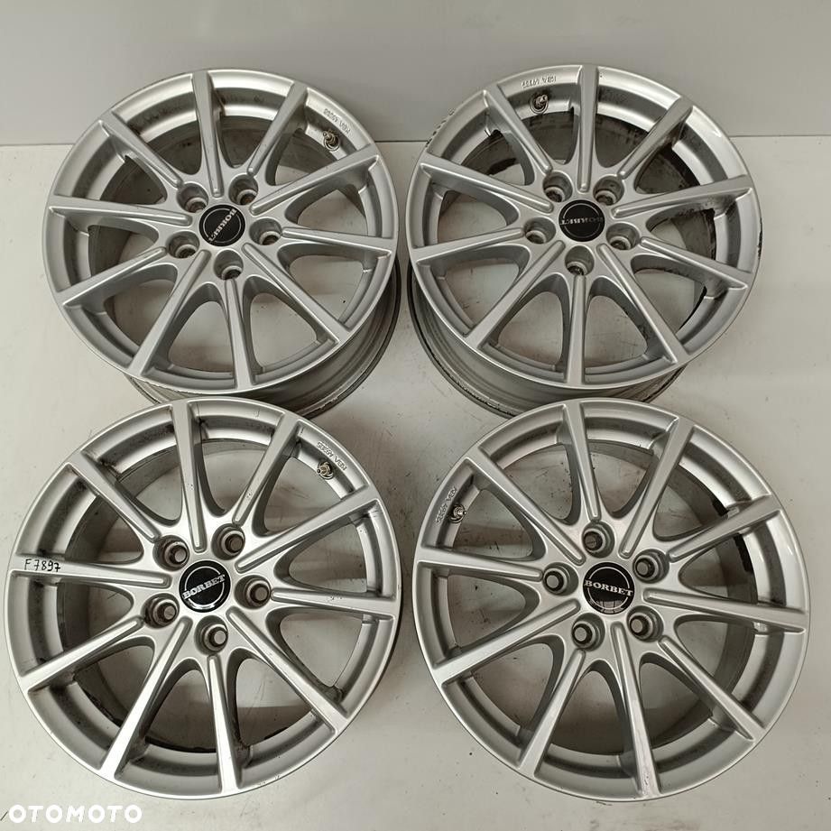 Alufelgi 5x112 16 Borbet Audi Vw Seat Skoda Merc 4szt (F7897) - 1