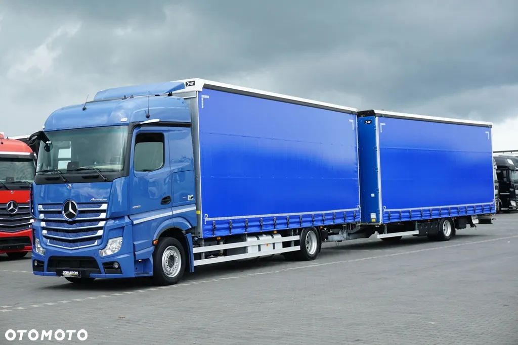Mercedes-Benz ACTROS / 1833 / ACC / MP 5 / EURO 6 / ZESTAW PRZEJAZDOWY 120 M3 - 1