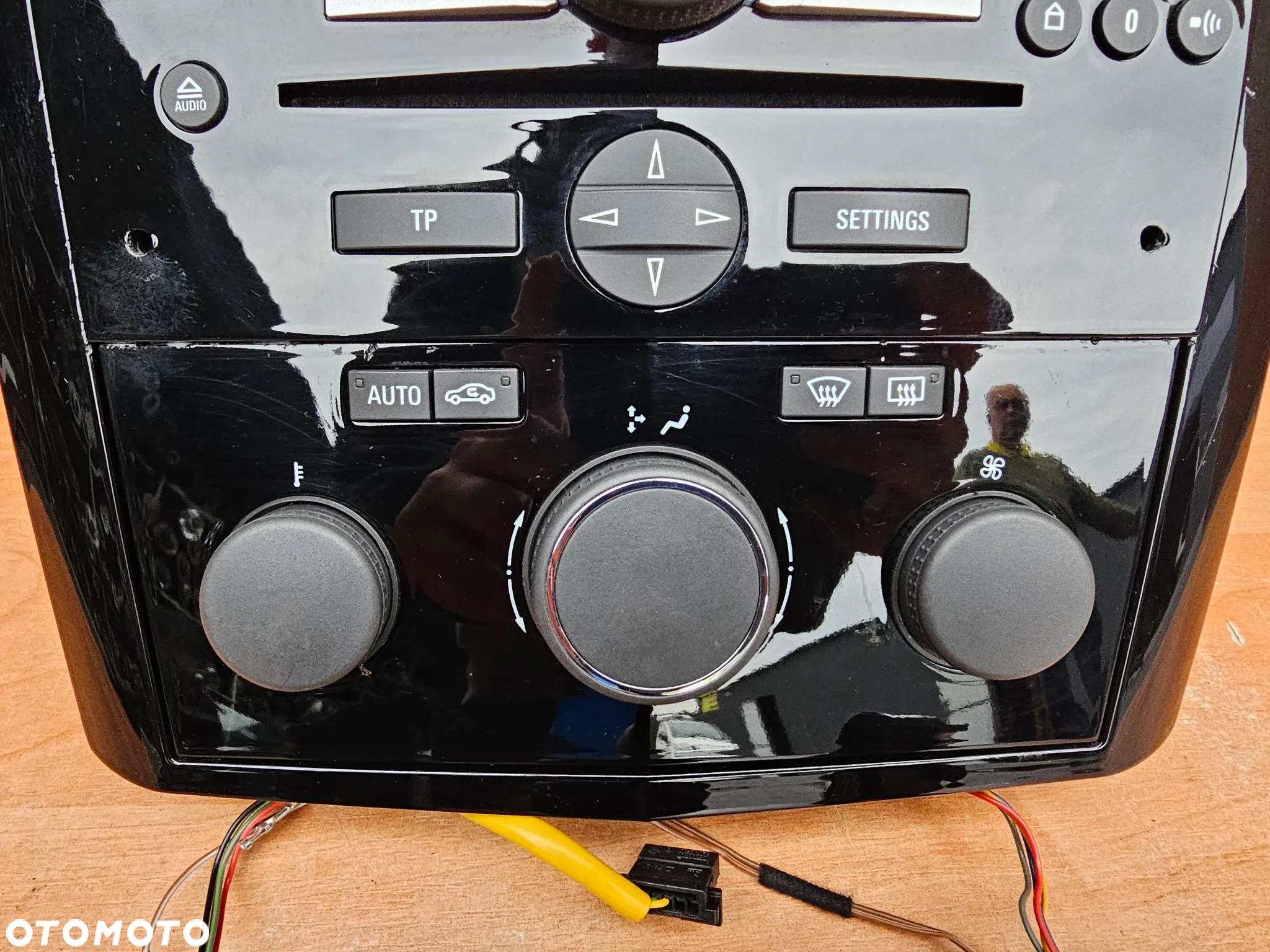 NAWIGACJA KOLOROWA RADIO PANEL MULTIFUNKCJA RAMKA OPEL ZAFIRA B DVD 90 NAVI PIANO BLACK CZARNE - 5