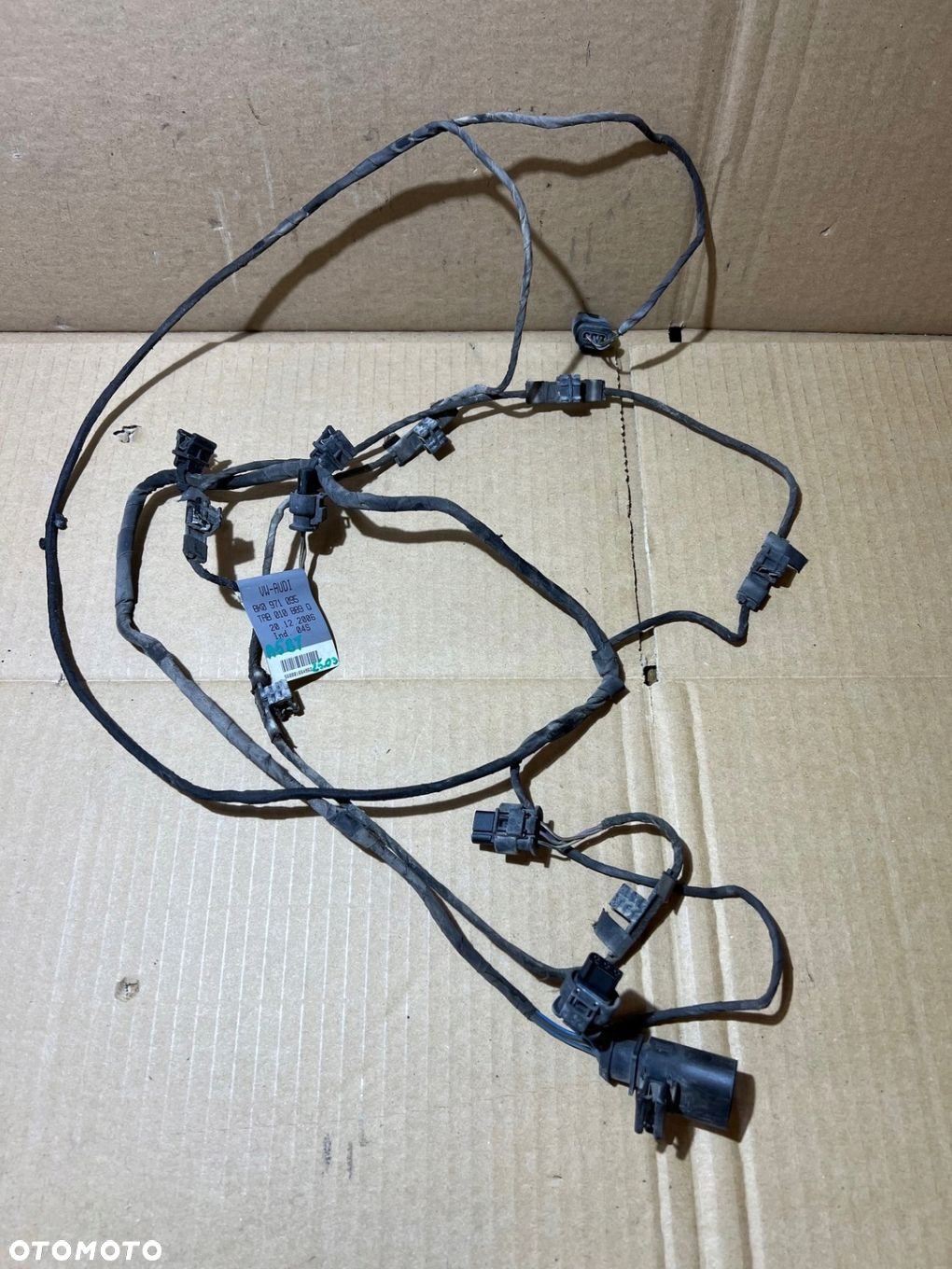 AUDI A4 B8 A5 8T WIĄZKA INSTALACJA PDC ZDERZAKA PRZEDNIEGO PRZÓD 8K0971095 - 2