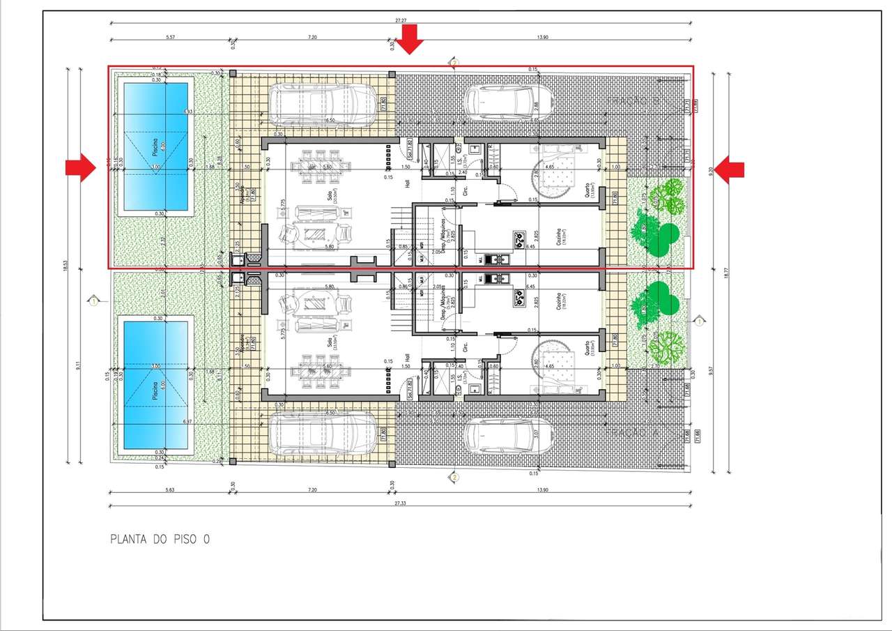 Moradia Geminada T4 Nova com Piscina e 3 Suítes em Redondos | Fernão F - Grande imagem: 2/32