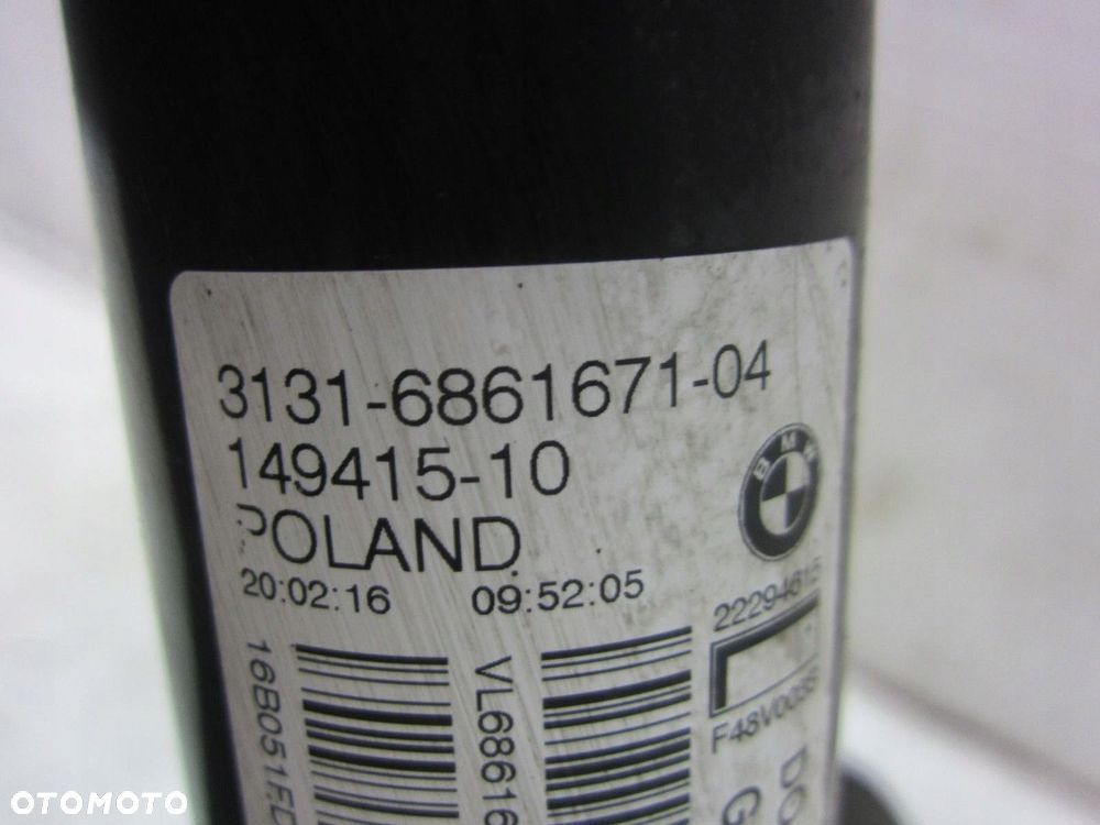 BMW X1 F48 ZWROTNICA PRZEDNIA LEWA 6876645 WAHACZ AMORTYZATOR 31216876645 - 9