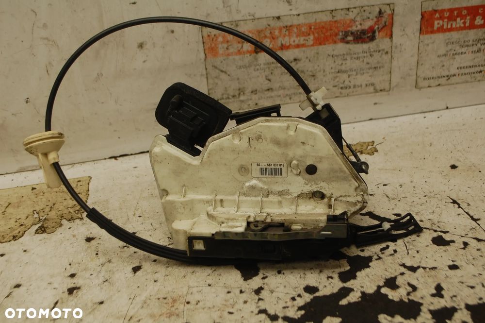 ZAMEK DRZWI PRAWY PRZÓD PRZEDNI 7 PIN 5K1837016 VW GOLF VI POLO 6R - 1