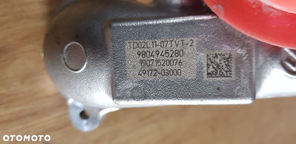 FORD FIESTA MK VII 1.6 TDCI TURBOSPRĘŻARKA 9804945280 - 3