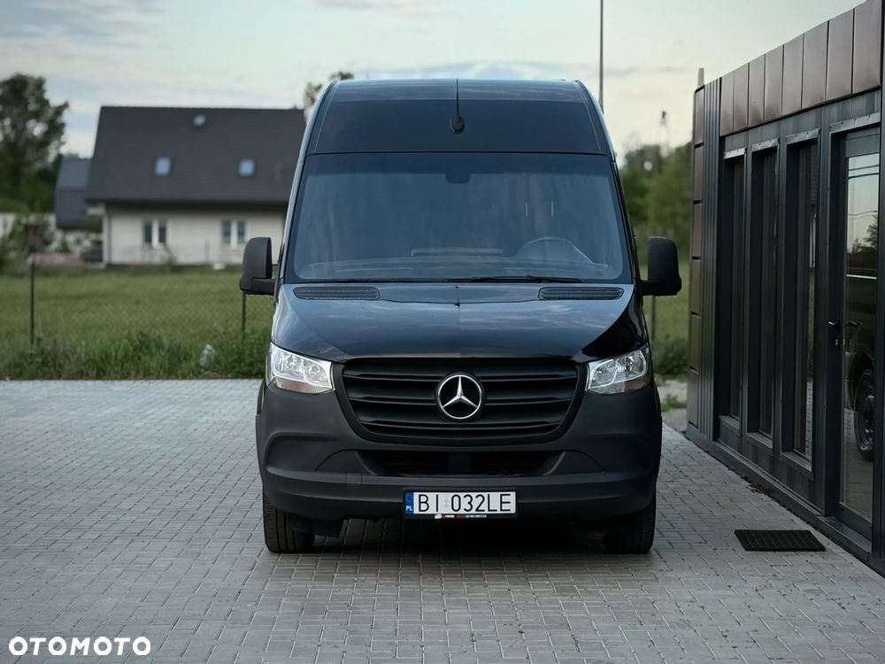 Mercedes-Benz Sprinter 314 CDI / Maxi L3 H2 / 2020 Rok Produkcji /  Automat 7G Tronic / 2.143cm3 OM651 / Czarny / Zarejestrowany w PL - 2